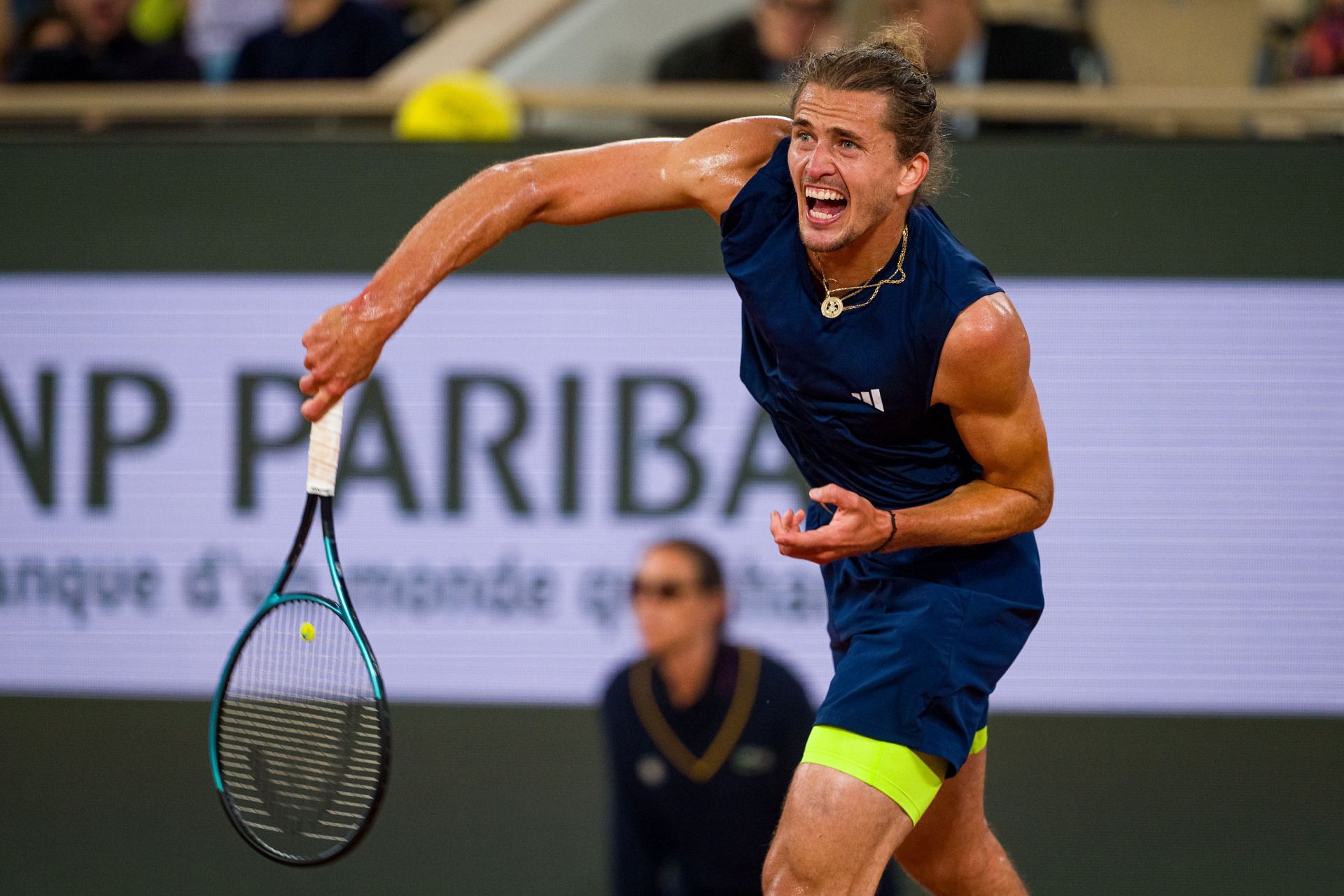 Alexander Zverev pictured at the 2025 French Open | Image Source: Getty